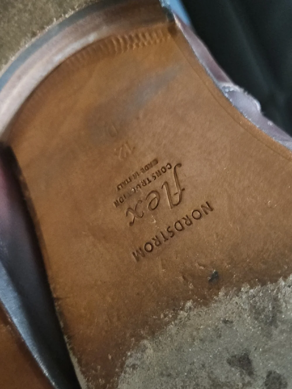 Nordstrom - Leather with Flex Construction, Made in Italy Size 12